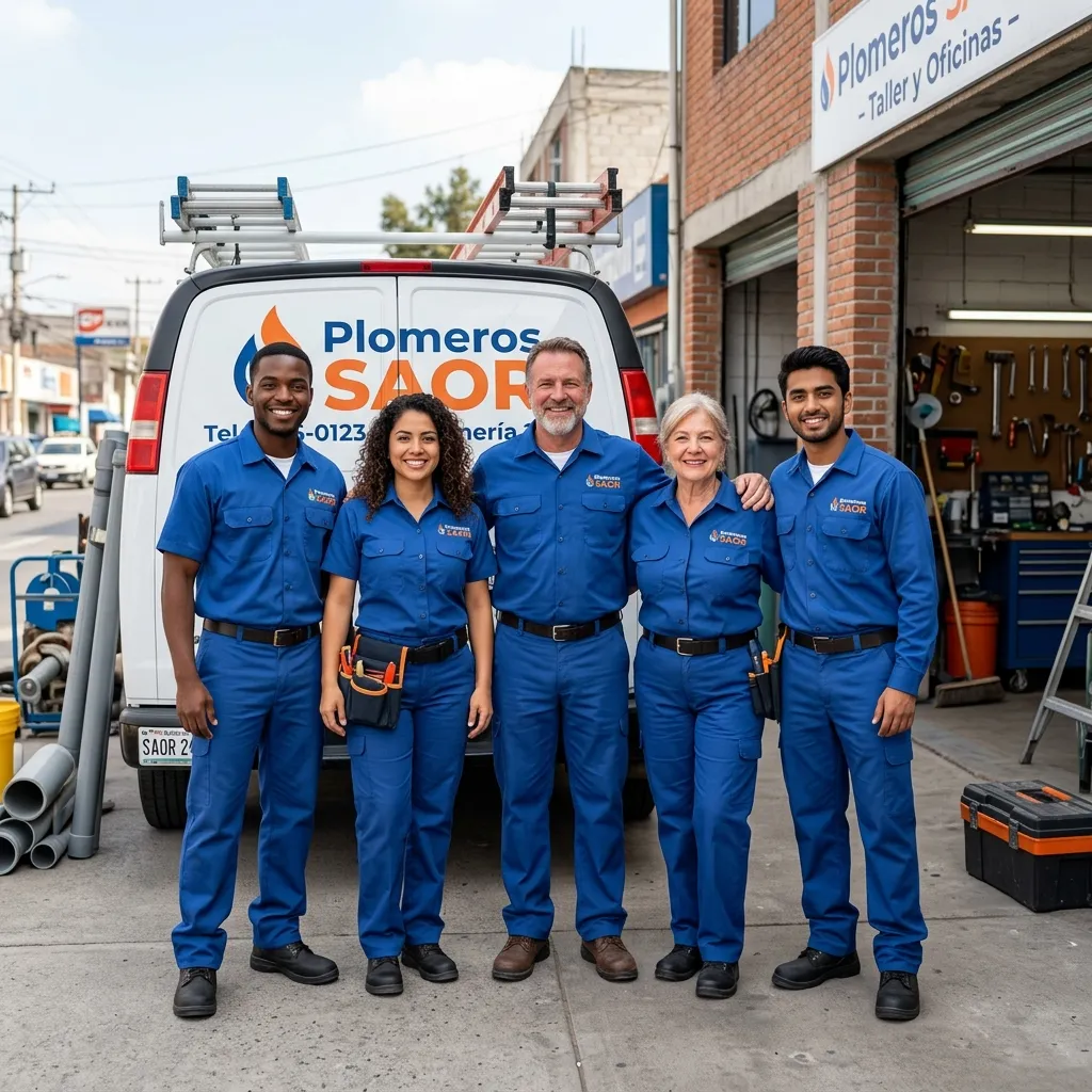 Equipo de técnicos profesionales de Plomeros SAOR en Cali